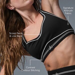 Alo Yoga Airbrush Heart Throb Bra